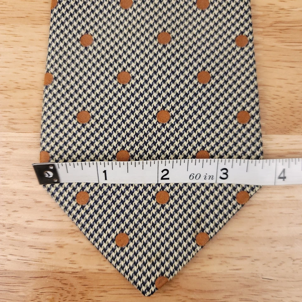 Corbata de seda Banana Republic geométrica punteada hecha en Italia Foto 3 de 4