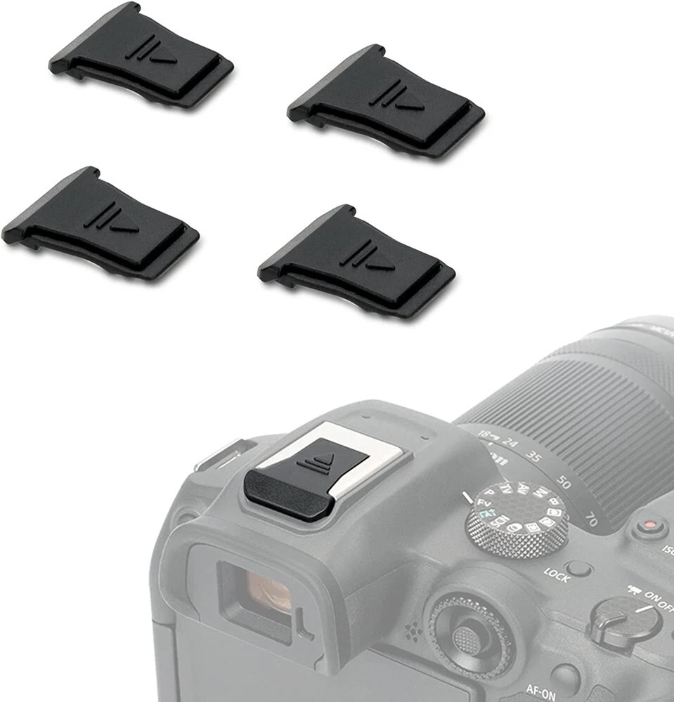 4 Pack Hot Shoe Cover Cap Protector fr Canon EOS R7 R10 R5C R50 R6 Mark II R8 R3