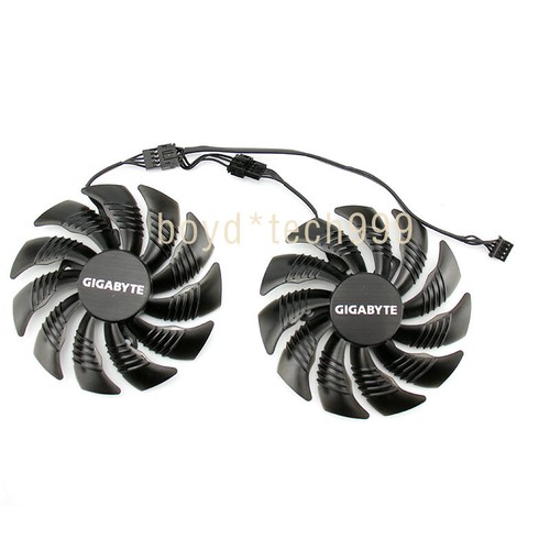 For Gigabyte RX580 Gaming 4G Graphics card cooling fan 85mm 40mm 12V 4-Pin - Afbeelding 1 van 5
