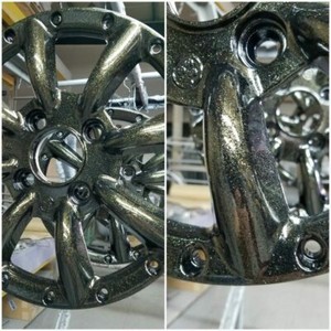 sparkle powder coat
