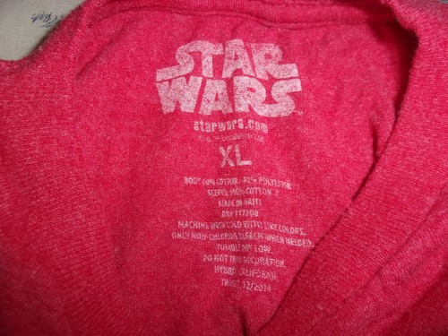 Star Wars Darth Vader Christmas T-Shirt / Jersey Children / Youth Size XL - Picture 3 of 3