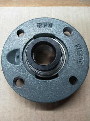 HFB RIZ30 Mounted Bearing 30mm Self-Aligning Eccentric Bore 4-Bolt Flange