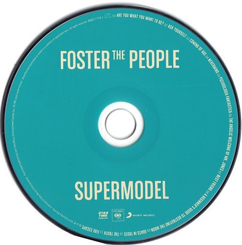 FOSTER THE PEOPLE ~ Supermodel ~ 2011 US Startime record label 11-track CD album - Foto 3 di 8