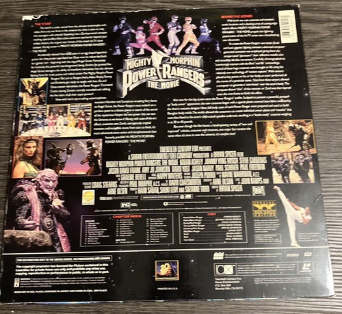 Mighty Morphin Power Rangers: The Movie (1995) Widescreen LD Laserdisc - Picture 3 of 7