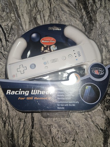 Racing Wheel For Nintendo Wii Remote -- NEW