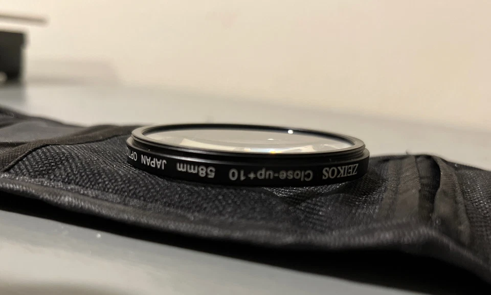 Zeikos Lens Filter Set 62mm Close-Up 4pcs. +1, +2, +4. +10 with case VG cond - Image 2 of 4