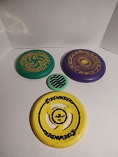 Lot Of 4 Vintage 1990's Imperial Toys Frisbee's Sidewinder Hurricane All Pro 180