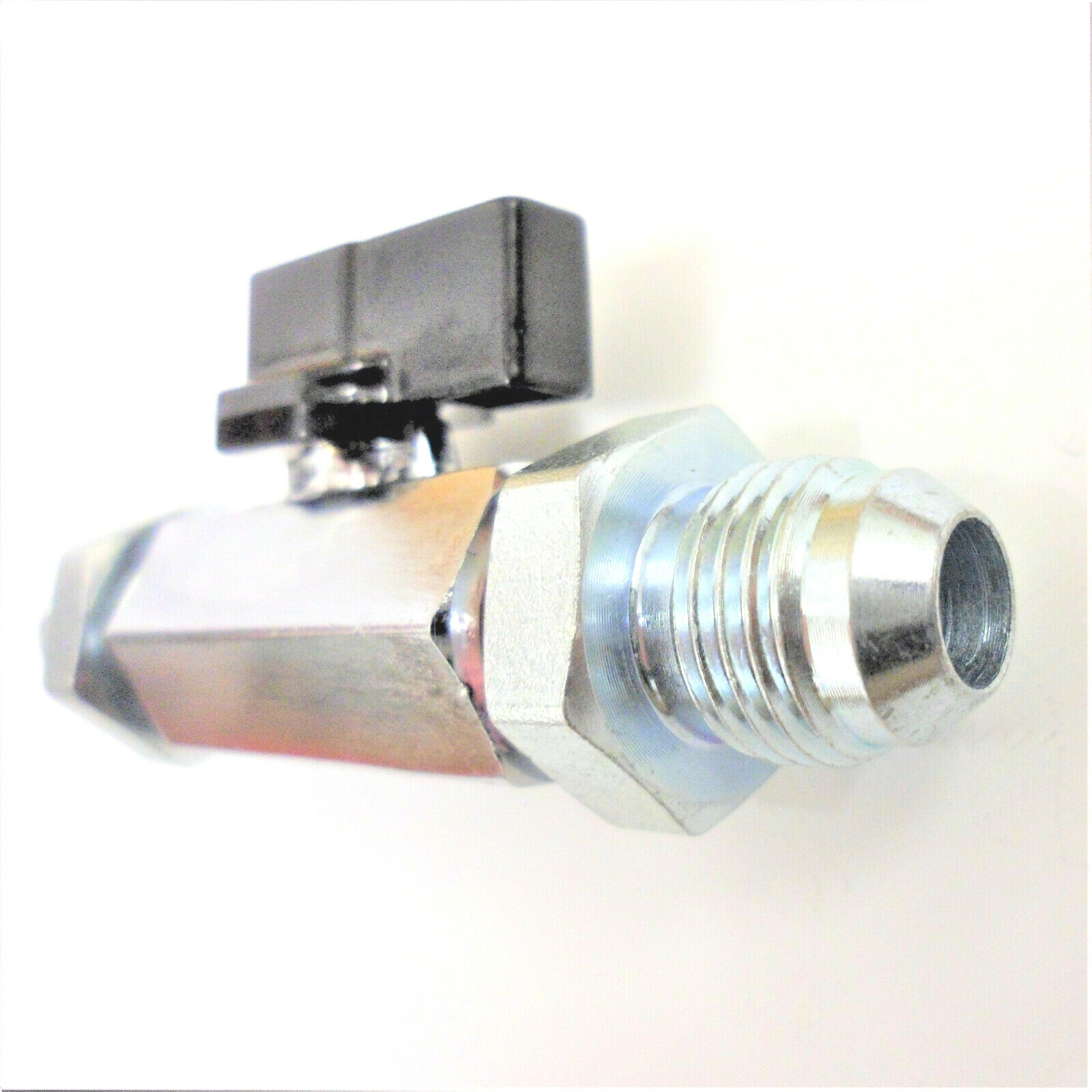 Competition Fuel Petrol Cut Off Tap With Male AN6 Dash 6 Pipe Hose