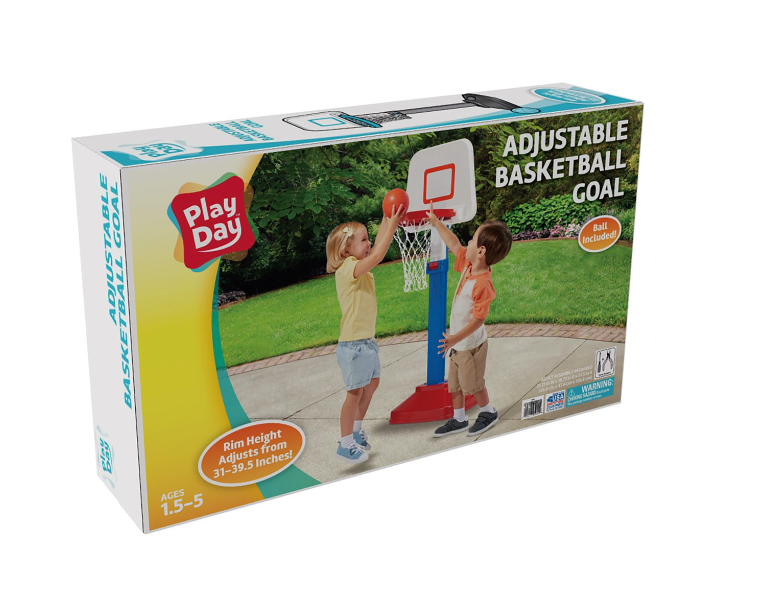 Adjustable Basketball Hoop Goal for Kids Toddlers Kids Score Goal with