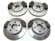 MERCEDES CLA180 CLA200 13-18 FRONT & REAR BRAKE DISCS AND PADS (READ LISTING)