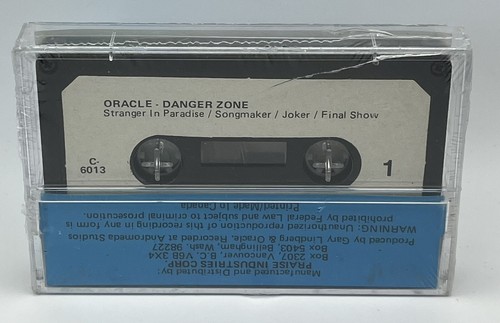 ORACLE Danger Zone NEW SEALED Cassette 1984 Christian Metal Canada - Picture 3 of 3