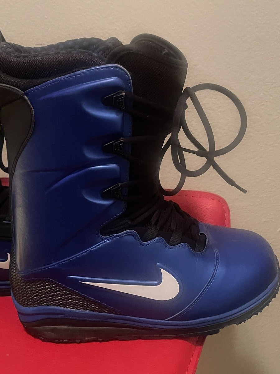 Nike SB Lunarendor Snowboarding Boots Blue Mens Size 6 Super Rare