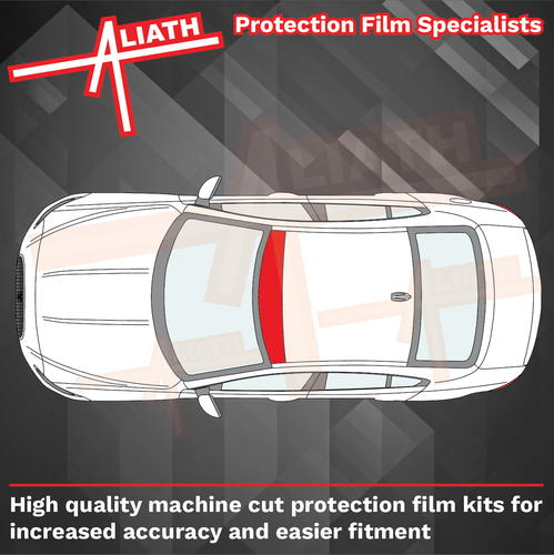 Fits Jaguar XE 15- Roof Front CLEAR Stone Chip Guard Paint Protection Film X760 - Picture 2 of 3