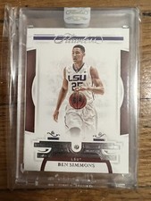 Ben Simmons Basketball Serial Numbered Sports Trading Card Singles