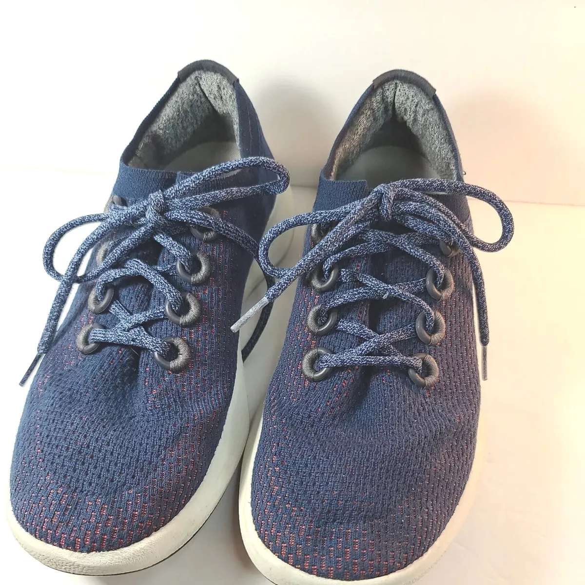 Allbirds Tree Dashers TD M9.5 Navy Blue Orange Sneakers Men s Size