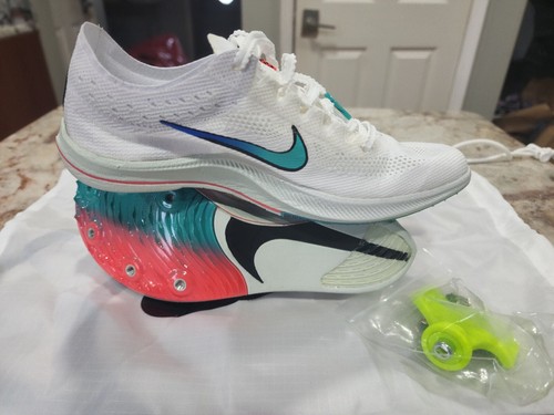 Nike ZoomX Dragonfly Track Spikes White Jade Ombre CV0400-100 Size 4 - Picture 2 of 13