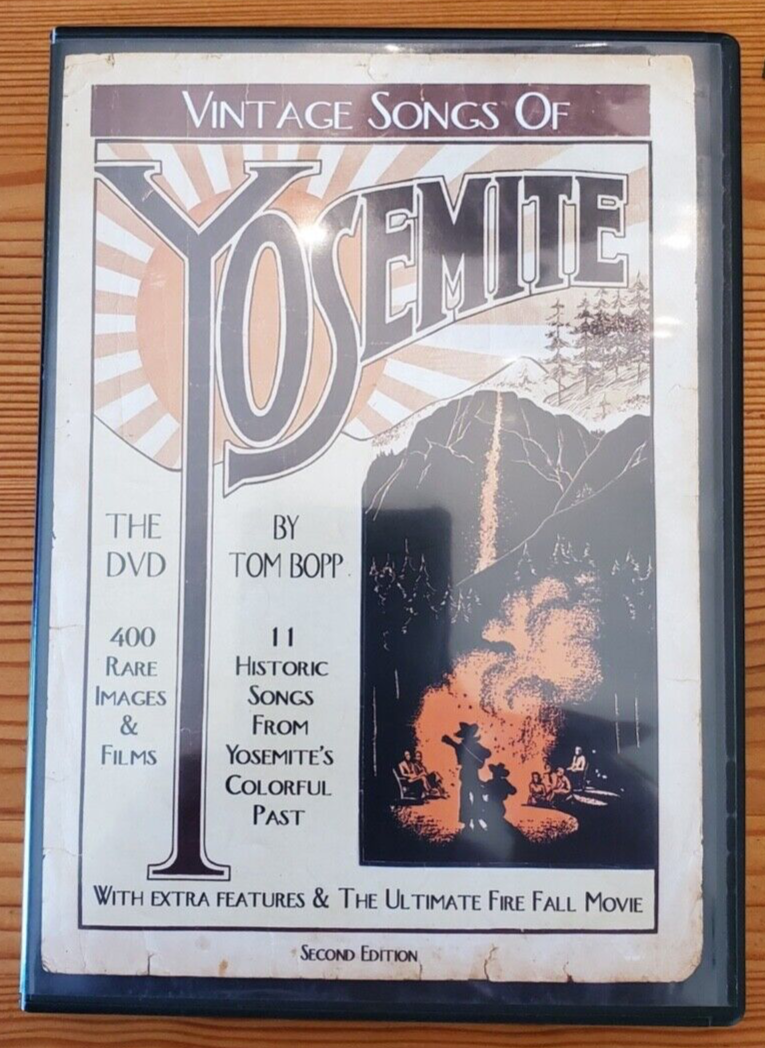 Songs of Yosemite by Tom Bopp DVD 400 Vintage Rare Images
