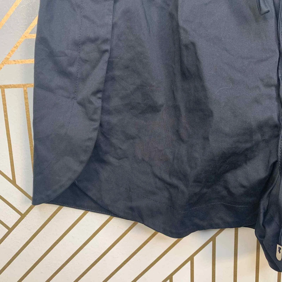 Pantalones Cortos Robert Rodriguez Negro Algodón Cordón Cintura Elástica Talla 6 Foto 3 de 4