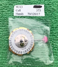 Miyota 9U13 Quartz Movement, 3 Hands, Date At 3, NOS