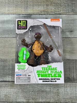 TMNT 40th Anniversary Ninja Turtles Original Sketch Figure Donatello Figure