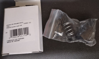 Tandy Leather 1/4'' Press Die Round Spot 3988-01 Leather Tooling TandyPro 