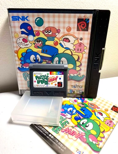 Puzzle Bobble Mini Neo Geo Pocket Color JP CIB - TESTED - FREE SHIPPING