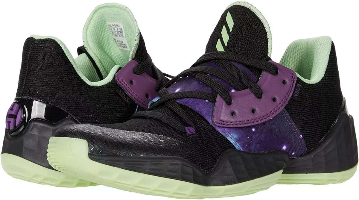 adidas Harden Vol. 4 Basketball Shoes Youth Boys 6 James Harden Black Purple