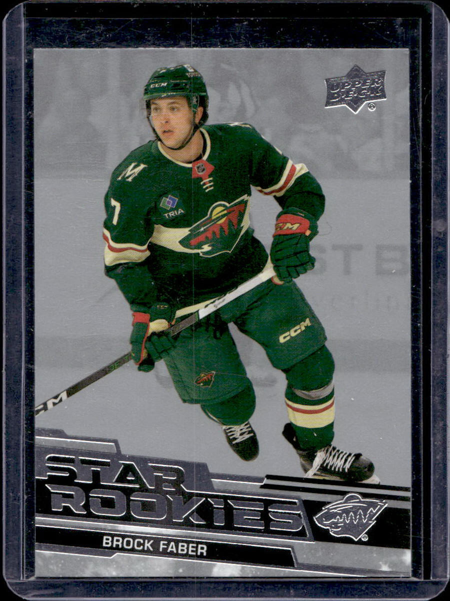 2023-24 Upper Deck NHL Star Rookies Box Set Brock Faber #6