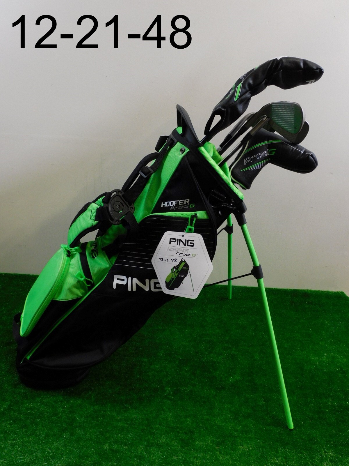 Ping Hoofer Prodi G Junior 5 Club Golf Set w 30" Stand Bag Youth 4'5"4
