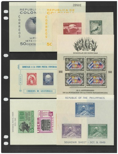 World Stamps Collection 1949-50 UPU Anniversary Series of All Foreign Issues MUH - Picture 3 of 3