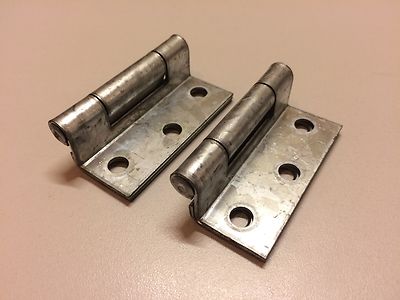 2 1//2/"-63mm Stormproof Weather Rust Proof Door Window Hinge Nickel Plated 2 Pair