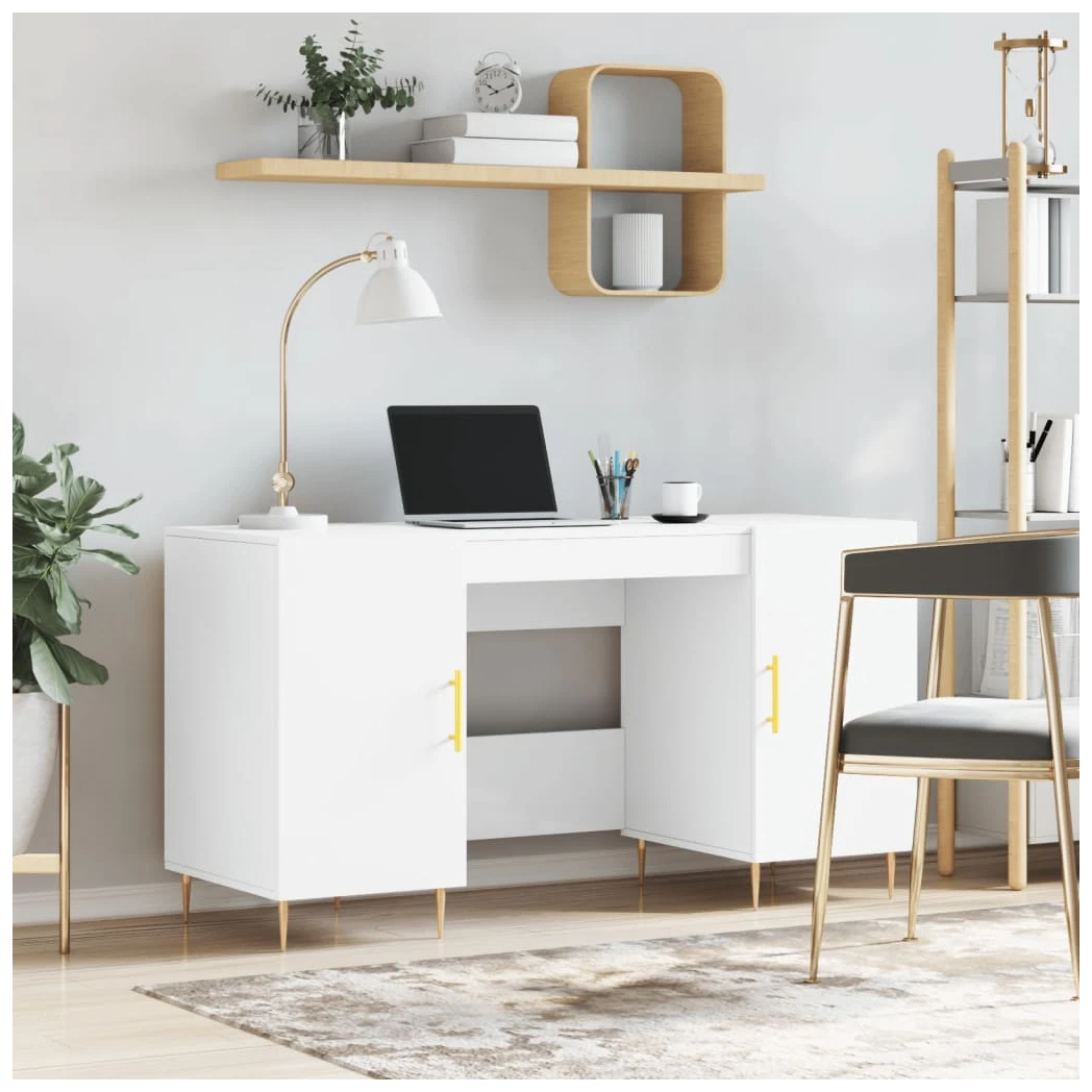 Vidaxl desk sale white