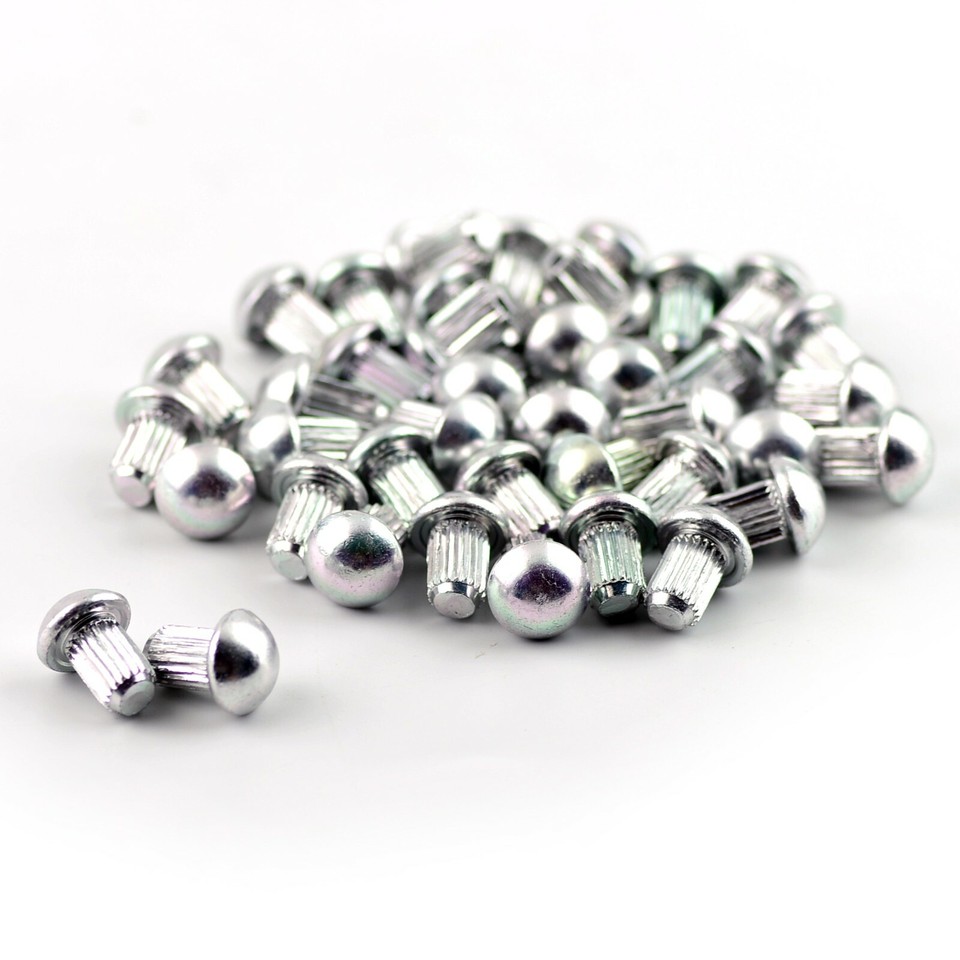 50pcs 12.3mm Wheel Rivets Rim Lip Nuts Replacement Decoration Aluminum ...