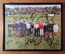 2007 PGA LPGA Golf Photo SIGNED by Lee Treino, George Lopez, Nick Watney & 16 Mo