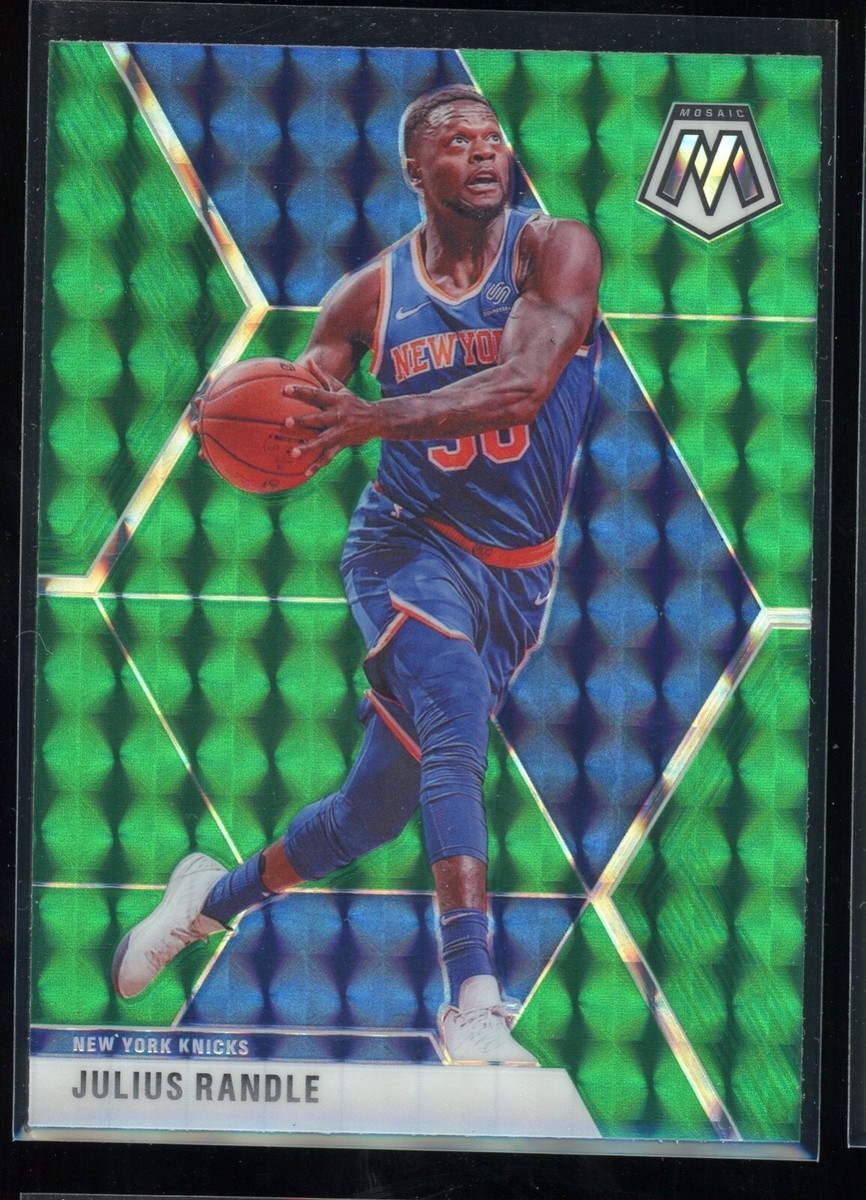 2019-20 Panini Mosaic Julius Randle Green Prizm SP Refractor #81