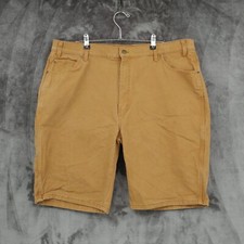 Dickies Shorts Canvas Workwear Brown Cotton Blend Mens Size 42 Carpenter