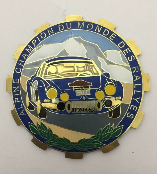 INSIGNIA Alpine Champion Du Monde Des Rallyes