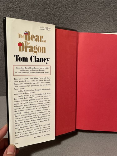 The Bear And The Dragon A Novel By Tom Clancy 2000 Edition HC/ DJ EUC! - Picture 5 of 9