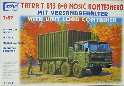 Containertransporter Tatra T-813 8x8  , 1:87, SDV, Plastikbausatz, Neu