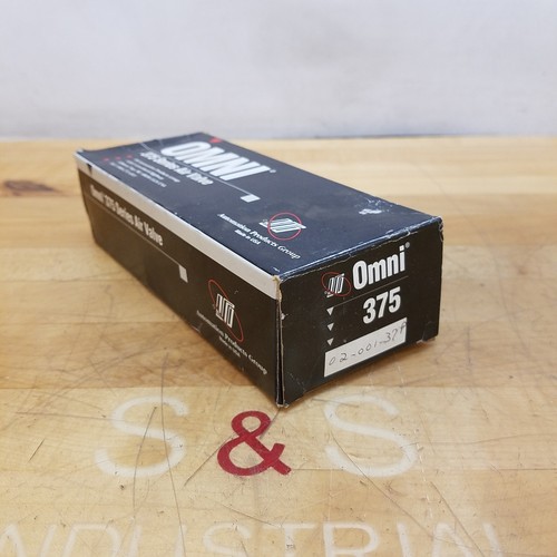 Omni 375-02-001-37P Pneumatic Solenoid Valve, 1/4" NPT, 24 VDC Coil - NEW