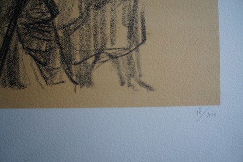 Lithographie WW1 UN POILU A PETAIN Signé STEINLEN (1859/1923) - Picture 8 of 10