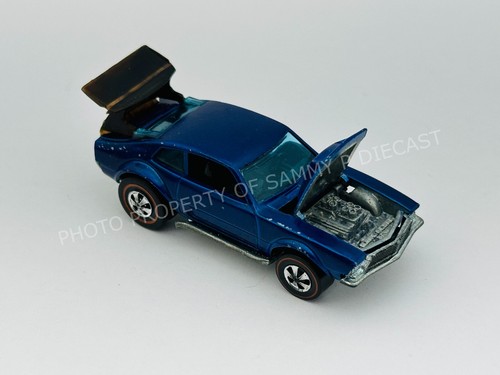 Hot Wheels Redline MIGHTY MAVERICK Blue HK Black Interior Very Nice !!! - Picture 5 of 6