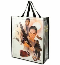 Disney Parks Two Sided Star Wars Force Awakens Reusable Shopping Tote Bag Large
