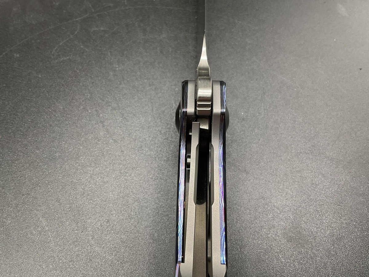 Reate Knives JACK 1.5 Titanium Integral Mokuti Zirconium Pivot