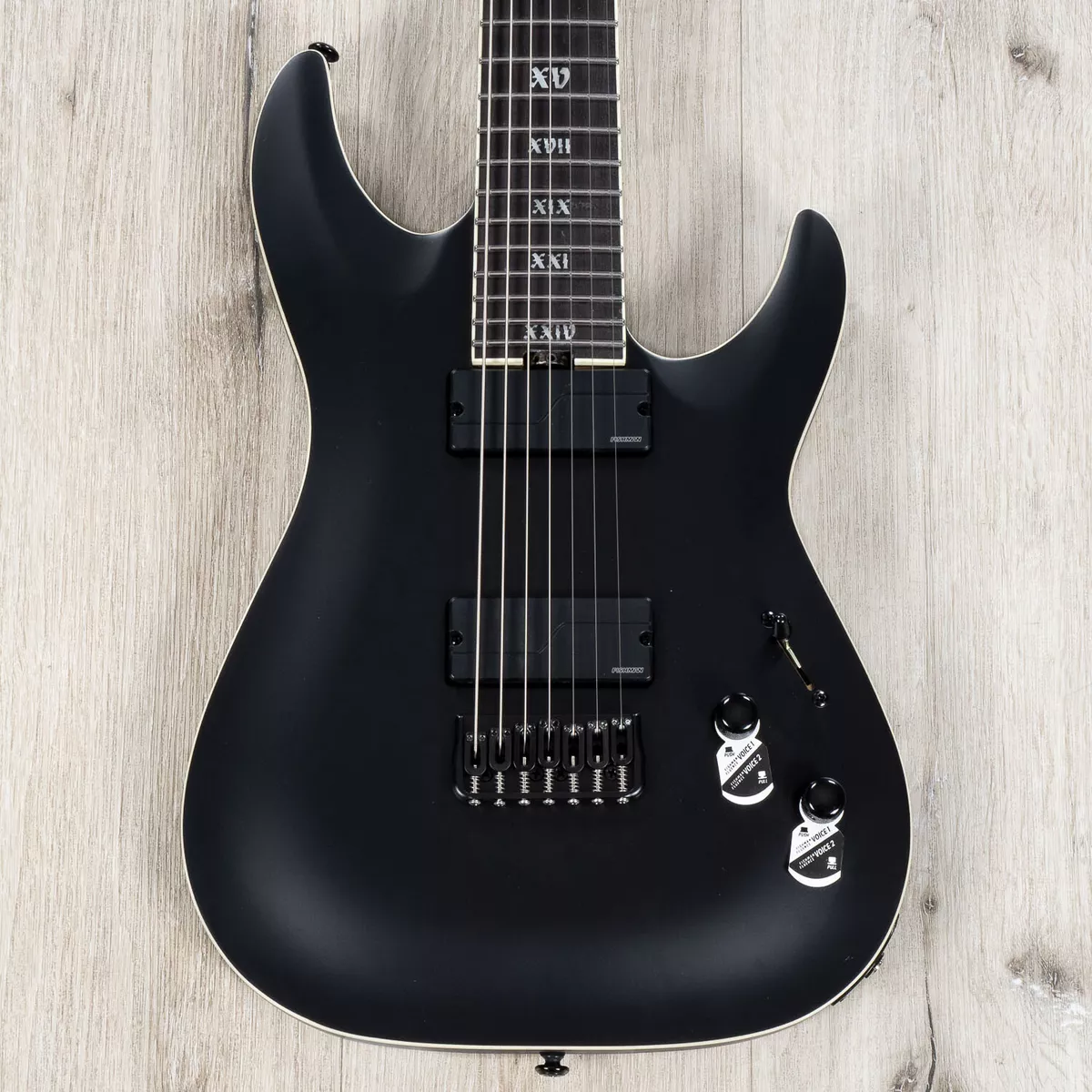Schecter Guitars 1349 C 7 SLS Evil Twin 7 String Guitar Satin