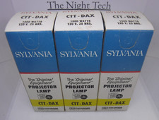 New Lot of 4 Sylvania Projector Lamps 1000W 120V CTT-DAX