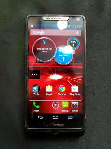 Motorola Droid RAZR M XT907 8GB Android Smartphone Verizon Black - M6 - Picture 3 of 9