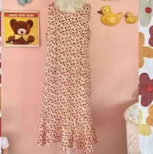 y2k floral midi dress L/XL