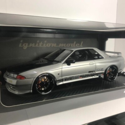 1/18 Ignition Model Top Secret GT-R VR32 Silver w/ Box From