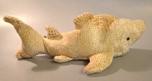 "Sharpy" Beanbag Shark 🦈 Plush. Russ. 8" Long.  - Picture 3 of 7